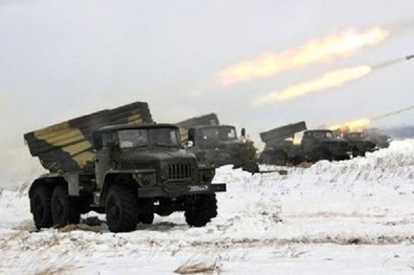Ситуація на фронті: російські окупанти обстрілюють «Градами» позиції ЗСУ