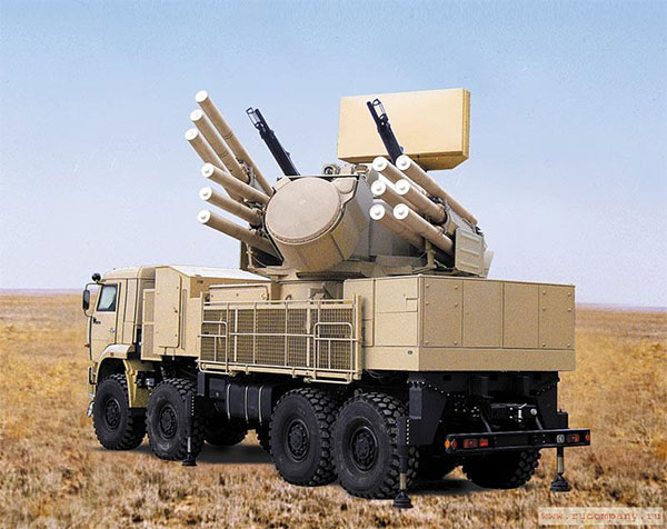 Зенітний гарматно-ракетний комплекс ППО РФ «Панцирь-С»