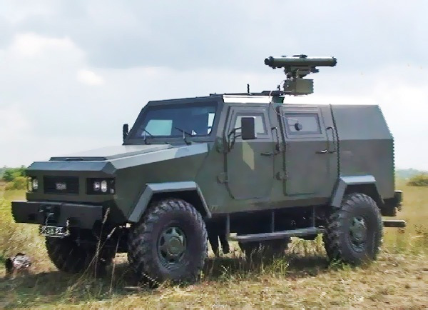 ПТРК «Скіф» частина озброєння бронеавтомобіля «Козак»