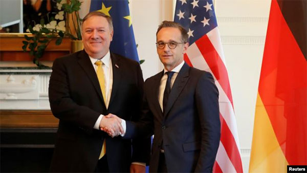 Помпео та Маас відзначили взаємодію між США та Німеччиною стосовно України