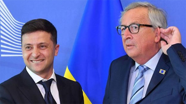 Зеленський у Брюсселі: жарти з Юнкером та серйозне про Донбас