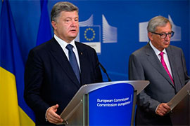 Поршенко у Брюселі обговорив виконання Мінських угод Поршенко у Брюселі обговорив виконання Мінських угод